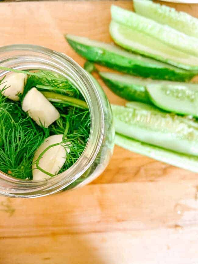 Dill Pickle Recipe 24 Hour Recipe for all your garden cucumbers